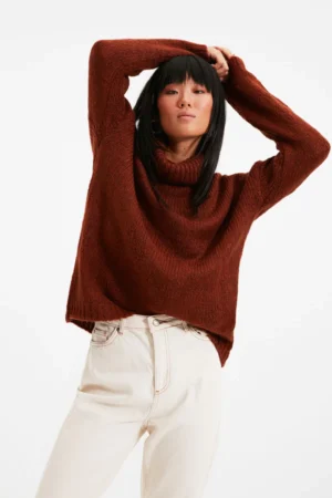 Emerald Turtleneck Sweater