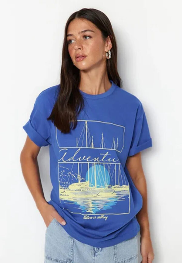 Printed Cotton T-Shirt